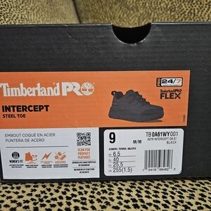 Timberland PRO Intercept Steel Toe Work Shoes Black